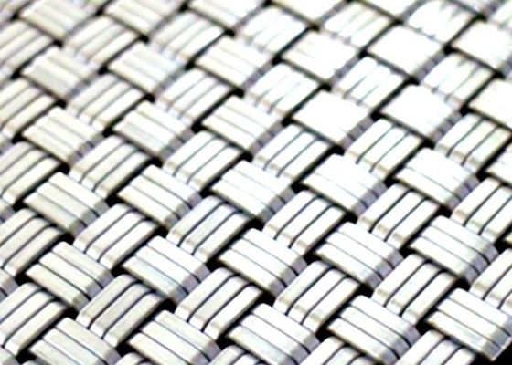 আলংকারিক Ss316 স্থাপত্য বোনা তারের জাল ধাতু crimped পর্দা বিল্ডিং ভবন জন্য