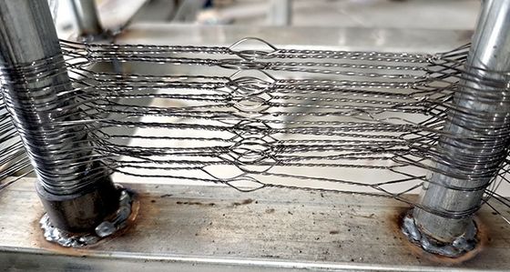 এমজেডপি অ্যান্টি-ট্যাঙ্ক মেটাল ওয়্যার জাল 10x10x1.4 মিটার কম দৃশ্যমানতা বাধা