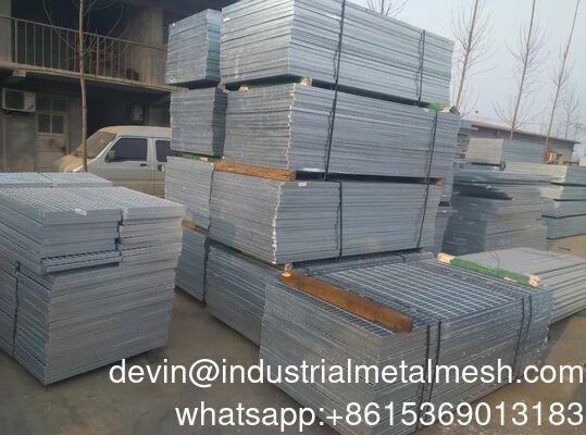 উচ্চ লোড-বহন ক্ষমতা সহ স্থিতিশীল শিল্প উচ্চ কর্মক্ষমতা ওয়াকওয়ে স্টিল গ্রেটিং