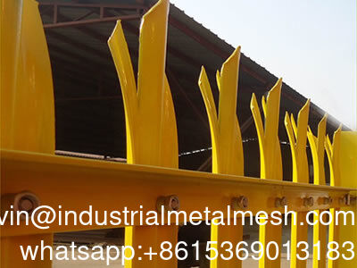 সহজে-একত্রিত গ্যালভানাইজড হেভি ডিউটি প্যাালিসেড গার্ডেন পেরিমিটার বেড়া উঠোনের জন্য নিরাপত্তা বেড়া