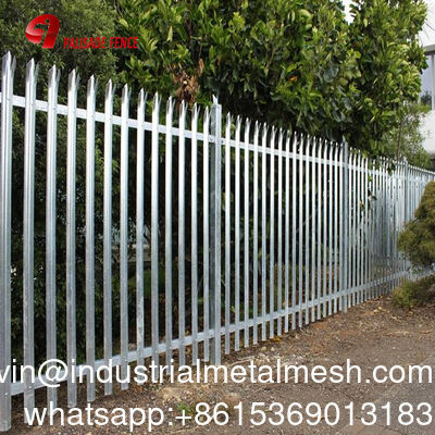 বাগান সজ্জার জন্য ভারীভাবে প্রক্রিয়াজাত ইস্পাত প্যালিসেড বেড়া বহিরঙ্গন নিরাপত্তা বেড়া
