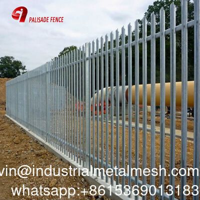 Steel Palisade Fence W Profile Security Fence Panel