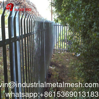 পাইকারি নকশা শিল্প বাগান পাউডার লেপ ধাতু Galvanized স্টীল Palisade বেড়া প্যানেল বহিরঙ্গন জন্য