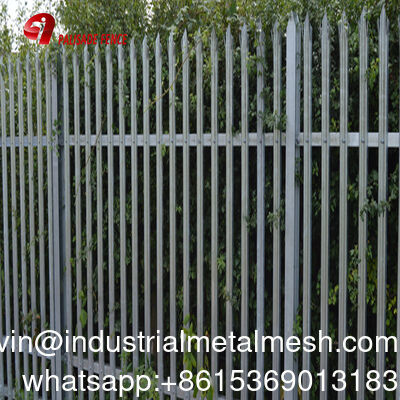 পাইকারি মূল্য 2.4m অলঙ্কারিক সজ্জা ধাতু ইস্পাত D হালকা Palisade বেড়া ইউরো বেড়া মূল্য