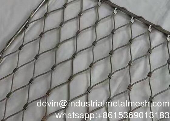 X-Tend Stainless Steel Zoo Bird Aviary Net/Stair Railing Protecting Fence Rope Mesh