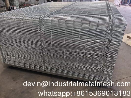 নিরাপত্তা উচ্চ শক্তি ঢালাই 3D তারের জাল নিরাপত্তা বেড়া প্যানেল