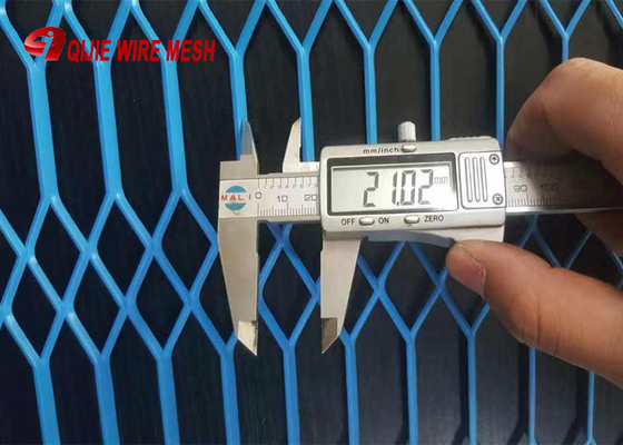 প্রসাধন জন্য প্রসারিত ধাতব তারের জাল পর্দা / প্লাস্টিকের প্রলিপ্ত অ্যালুমিনিয়াম জাল