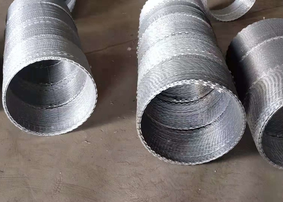 Bto-22 হট ডুব গ্যালভানাইজড ইস্পাত কাঁটাতারের তারের কনসার্টিনা কুণ্ডলী